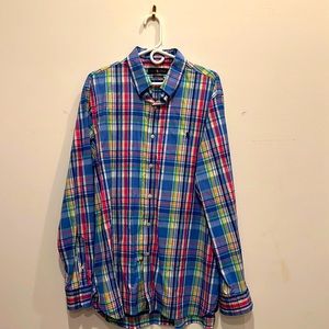 Mens plaid Ralph Lauren button down XL